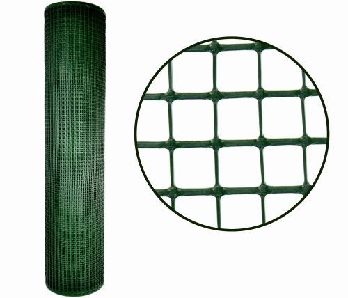 Siatka Plastikowa ZIELONA 120cm 50m Rabatowa Ogrodowa PCV 1,2m K-120/15