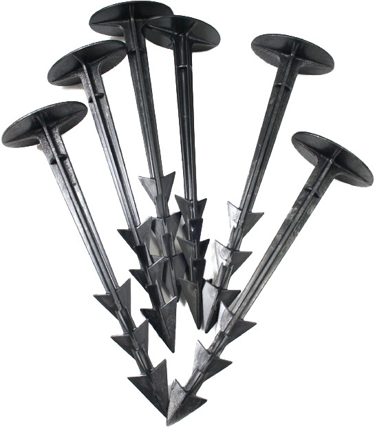 Kotwy L200mm 20cm 10szt GEOPEG do Agrowłókniny Tkaniny Kołki Szpilki