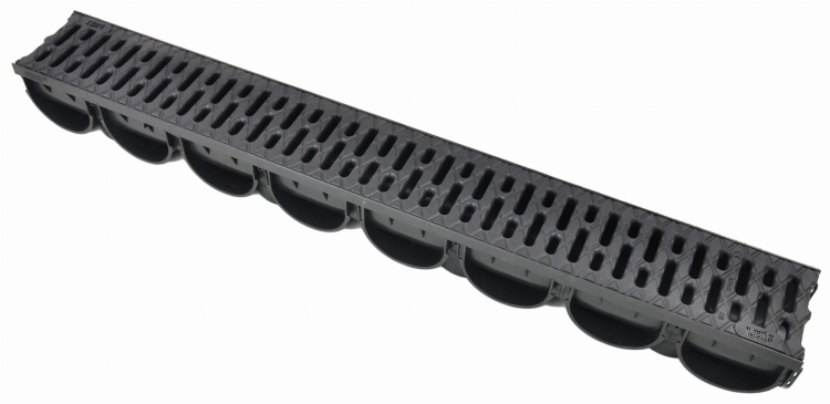 Kanał SP3 PP-100x12,5x10[cm] Odwodnienie Liniowe korytko plastikowe / ruszt plastikowy