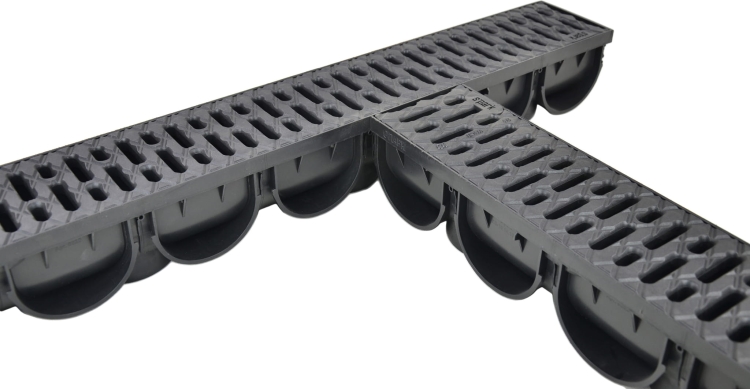 Kanał SP3 PP-100x12,5x10[cm] Odwodnienie Liniowe korytko plastikowe / ruszt plastikowy