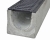 Kanał DN100 H125 C250 12,5x14x100[cm] Odwodnienie Liniowe korytko betonowe / ruszt żeliwny