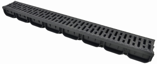 Kanał SP2 PP-100x12,5x7[cm] Odwodnienie Liniowe korytko plastikowe / ruszt plastikowy