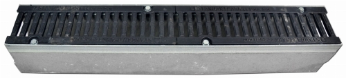 Kanał DN100 H160 D400 BetoMax Drive 16x16x100[cm] Odwodnienie Liniowe korytko betonowe wzmacniane / ruszt żeliwny