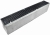 Kanał DN100 H210 D400 21x16x100[cm] Odwodnienie Liniowe korytko betonowe wzmacniane / ruszt żeliwny
