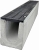 Kanał DN100 H210 D400 21x16x100[cm] Odwodnienie Liniowe korytko betonowe wzmacniane / ruszt żeliwny