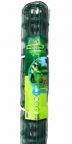 Nortene Siatka Metalowa DECOMET 1,5x10m oczko 100x75mm zielona