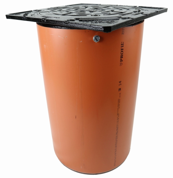 Właz żeliwny B125 z teleskopem 315mm