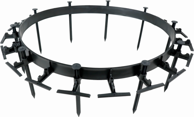 Obrzeże Plastikowe SB45 Stella Bord 4,5cm 1m czarne BORDER 45mm Trawnikowe Ogrodowe