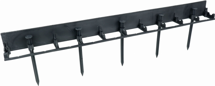 Obrzeże Plastikowe SB80 Stella Bord 8cm 1m czarne BORDER 80mm Trawnikowe Ogrodowe