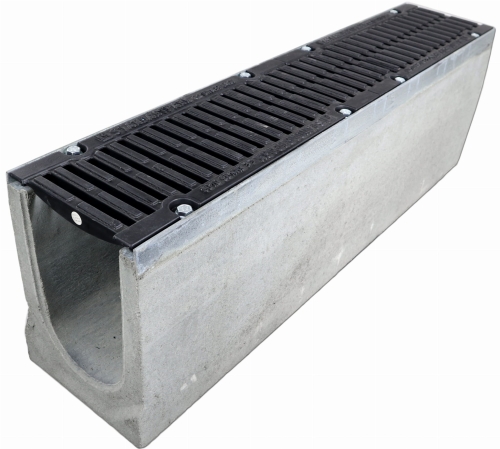 Kanał DN150 H310 D400 31x21x100[cm] Odwodnienie Liniowe korytko betonowe wzmacniane / ruszt żeliwny
