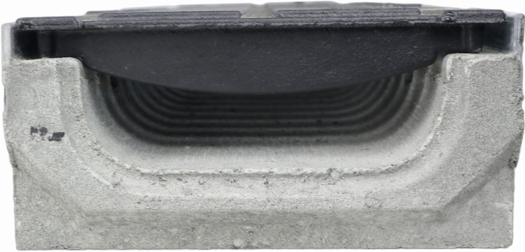 Kanał DN150 H100 D400 10x21x100[cm] Odwodnienie Liniowe korytko betonowe wzmacniane / ruszt żeliwny