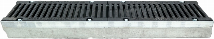 Kanał DN150 H100 D400 10x21x100[cm] Odwodnienie Liniowe korytko betonowe wzmacniane / ruszt żeliwny