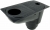 Wpust Rynnowy Dolny Spark Czarny 30x16x23