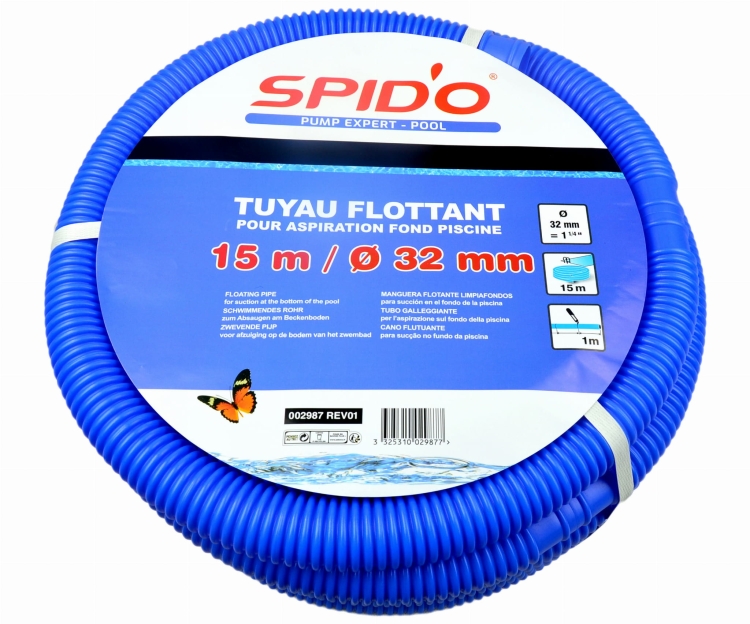 SPIDO Wąż do Filtra Pompy Basenowej 32mm 15m