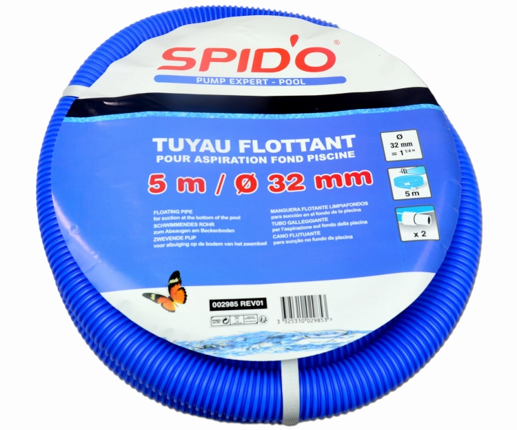 SPIDO Wąż da Basenu 32mm 5m z końcówkami