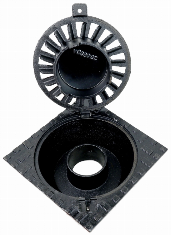 Wpust Posadzkowy 250x250 żeliwny klasa M125 odpływ pionowy DN110