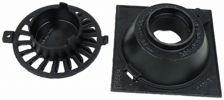 Wpust Posadzkowy 250x250 żeliwny klasa M125 odpływ pionowy DN110