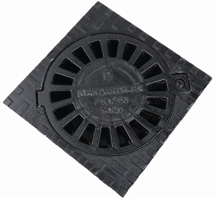 Wpust Posadzkowy 250x250 żeliwny klasa M125 odpływ pionowy DN110