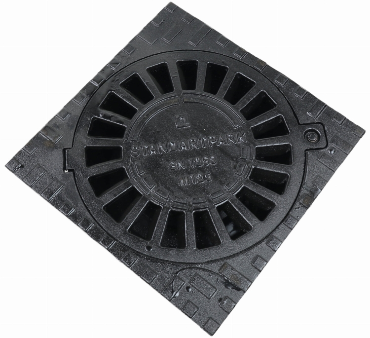 Wpust Posadzkowy 300x300 żeliwny klasa M125 odpływ pionowy DN110