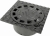Wpust Posadzkowy 200x200 żeliwny klasa M125 odpływ pionowy DN75
