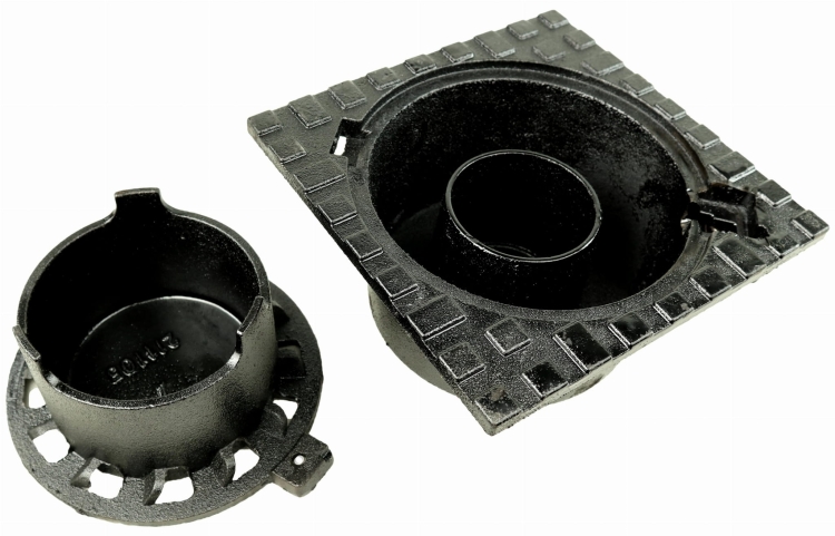 Wpust Posadzkowy 200x200 żeliwny klasa M125 odpływ pionowy DN75