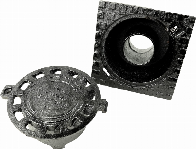 Wpust Posadzkowy 200x200 żeliwny klasa M125 odpływ pionowy DN75