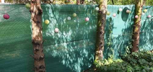 Tkanina Osłonowa Zielona 1,5x50m 220g/m2 (siatka cieniująca)