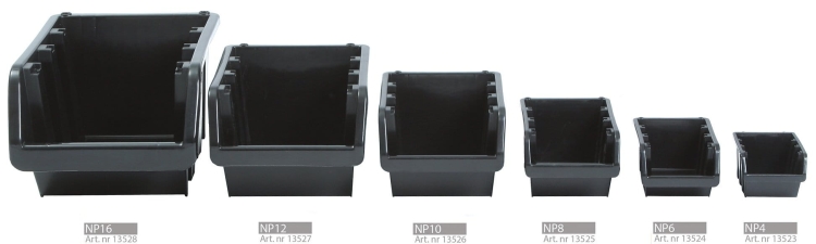Kuweta Truck Czarna 390x240x180 [mm] KTR40-S411 (NP16)