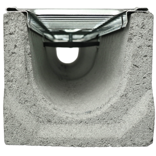Kanał DN100 H125 A15 12,5x14x100[cm] Odwodnienie Liniowe korytko betonowe / ruszt stal ocynkowana