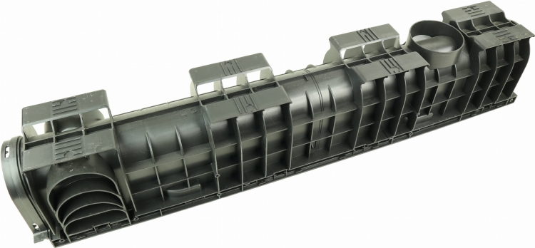 Kanał DN100 H200 C250 PP/ŻEL. 20x16x100[cm] PM BASIC Odwodnienie Liniowe korytko plastikowe / ruszt żeliwny