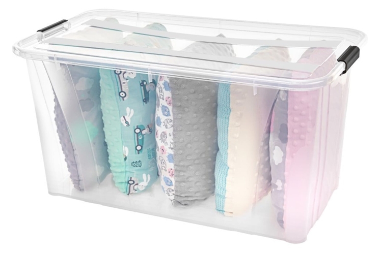 Pojemnik Plastikowy 80L z Pokrywą Master BOX Pudło