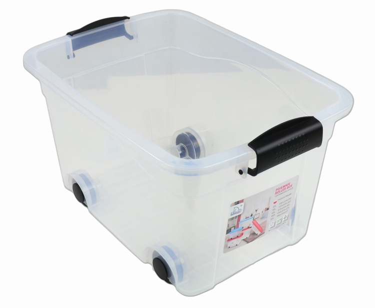 Pojemnik Plastikowy 20L z Zieloną Pokrywą Roller BOX Pudło