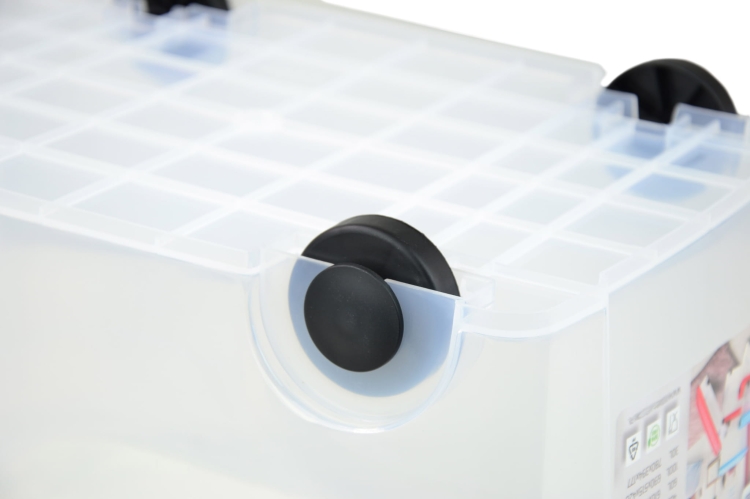 Pojemnik Plastikowy 20L z Turkusową Pokrywą Roller BOX Pudło