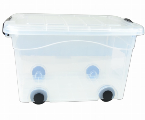 Pojemnik Plastikowy 20L z Transparentną Pokrywą Roller BOX Pudło
