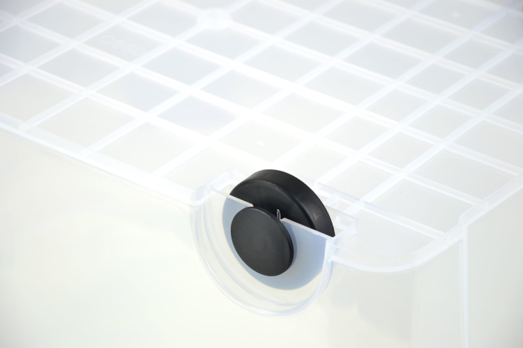 Pojemnik Plastikowy 40L z Turkusową Pokrywą Roller BOX Pudło