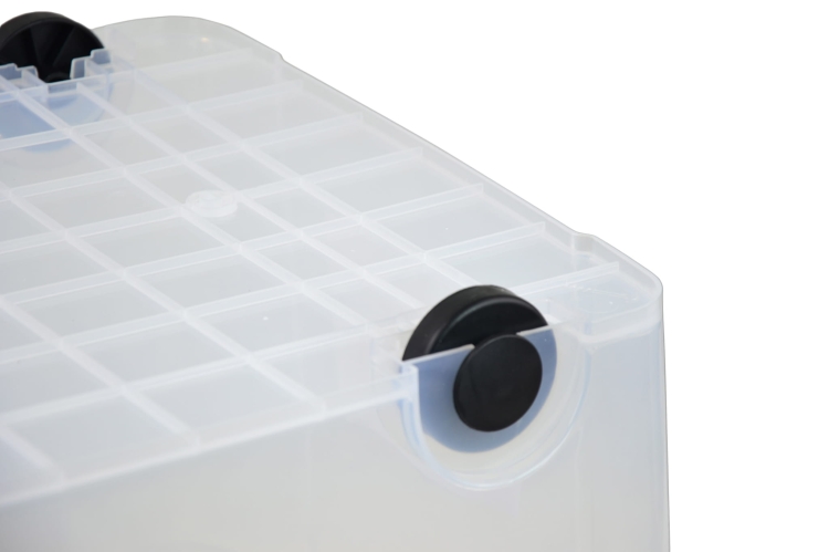 Pojemnik Plastikowy 60L z Zieloną Pokrywą Roller BOX Pudło