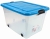 Pojemnik Plastikowy 60L z Turkusową Pokrywą Roller BOX Pudło