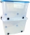Pojemnik Plastikowy 100L z Transparentną Pokrywą Roller BOX Pudło