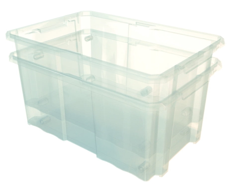 Pudełko Pudło + Pokrywa Plastikowe BOX 16L średnie NCC16 + NCP16 400x300x200 mm Pojemnik Prosperplast CARGOBOX