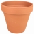 DEGREA Doniczka VASO D17 Ceramiczna Klasyczna Prosta Włoska Terakota 17cm