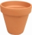 DEGREA Doniczka VASO D15 Ceramiczna Klasyczna Prosta Włoska Terakota 15cm