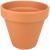 DEGREA Doniczka VASO D19 Ceramiczna Klasyczna Prosta Włoska Terakota 19cm