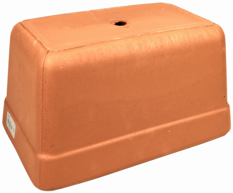 DEGREA Skrzynka Ceramiczna Venezia L30 Cassetta Klasyczna Prosta Włoska Terakota 30cm