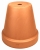 DEGREA Doniczka VASO D27 Ceramiczna Klasyczna Prosta Włoska Terakota 27cm