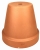 DEGREA Doniczka VASO D29 Ceramiczna Klasyczna Prosta Włoska Terakota 29cm