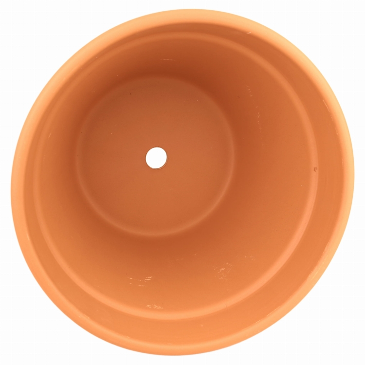 DEGREA Doniczka MEZZO VASO D25 Ceramiczna Klasyczna Prosta Włoska Terakota NISKA 25cm