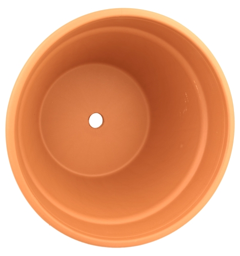 DEGREA Doniczka MEZZO VASO D31 Ceramiczna Klasyczna Prosta Włoska Terakota NISKA 31cm