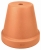 DEGREA Doniczka VASO D21 cm Ceramiczna Klasyczna Prosta Włoska Terakota + Podstawek D19 cm