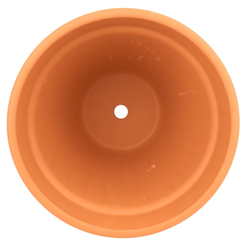 DEGREA Doniczka VASO D29 cm Ceramiczna Klasyczna Prosta Włoska Terakota + Podstawek D23 cm
