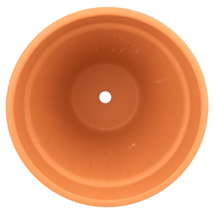 DEGREA Doniczka VASO D29 cm Ceramiczna Klasyczna Prosta Włoska Terakota + Podstawek D23 cm